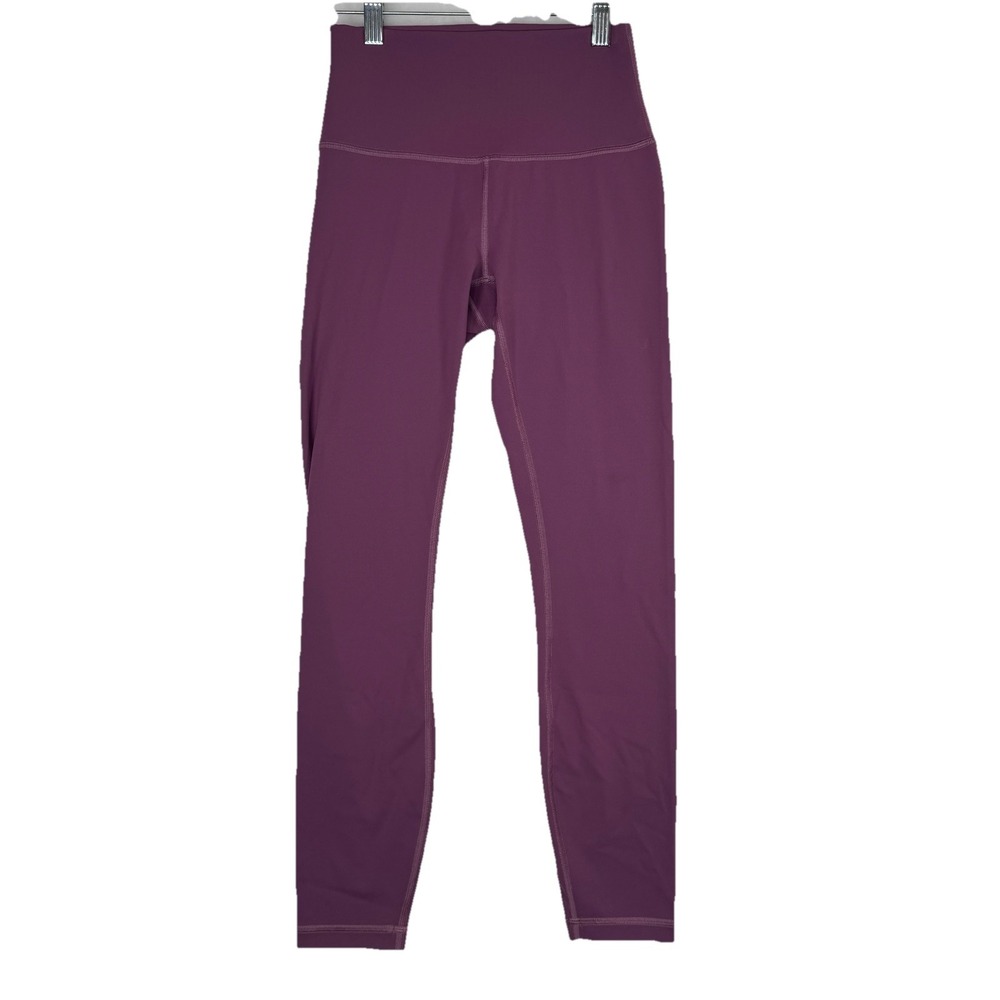 Lululemon Wunder Train Tight Womens Size 4 High Rise Leggings Gym Yoga Plum